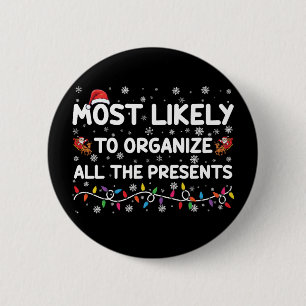Badge Rond 5 Cm Plus susceptible d'organiser tous les cadeaux de N