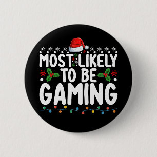 Badge Rond 5 Cm Plus susceptibles d'être des joueurs de jeux vidéo