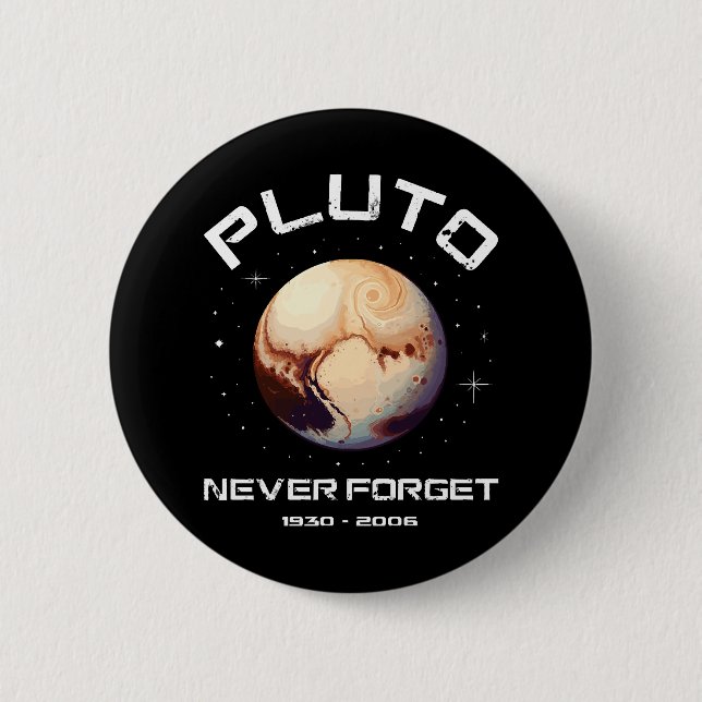 Badge Rond 5 Cm Pluton N'oublie Jamais (Devant)
