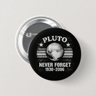 Badge Rond 5 Cm Pluton N'oublie Jamais