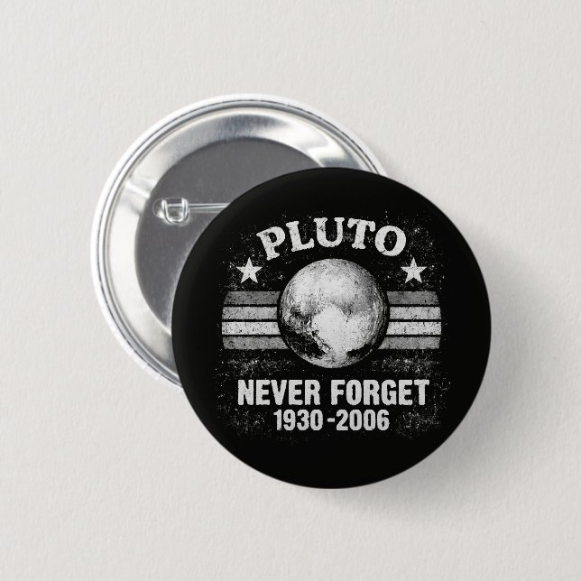Badge Rond 5 Cm Pluton N'oublie Jamais (Devant & derrière)