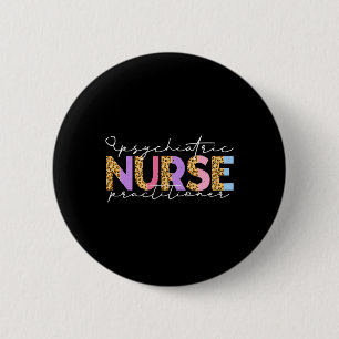 Badge Rond 5 Cm Pmhnp Mignon Infirmière Spécialisée en Psychiatrie