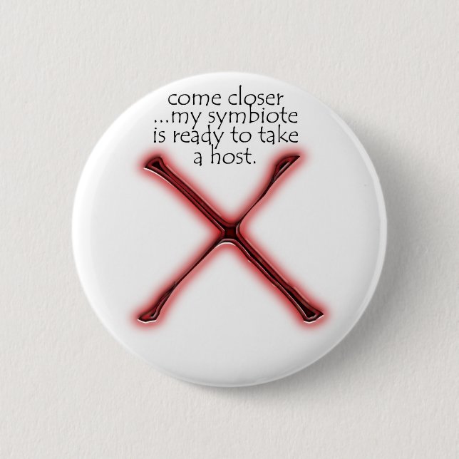 Badge Rond 5 Cm Poche de Symbiote (Devant)