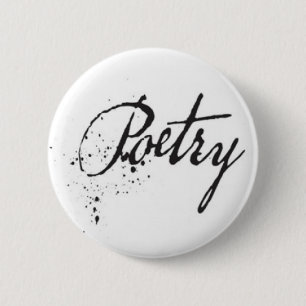 Badge Rond 5 Cm Poésie