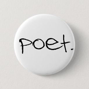 Badge Rond 5 Cm Poète