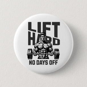 Badge Rond 5 Cm Poids Bodybuilding Gym Motivation Dire 1