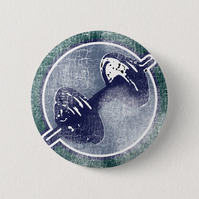 Badge Rond 5 Cm Poids fitness GYM (Devant)
