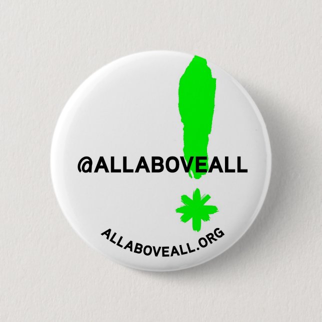 Badge Rond 5 Cm Poignée/exclamation de gazouillement (Devant)