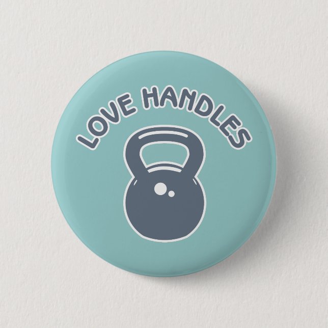 Badge Rond 5 Cm Poignées d'amour (Devant)