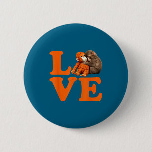 Badge Rond 5 Cm Poing mignon singe 