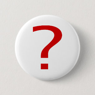 Badge Rond 5 Cm Point d'interrogation