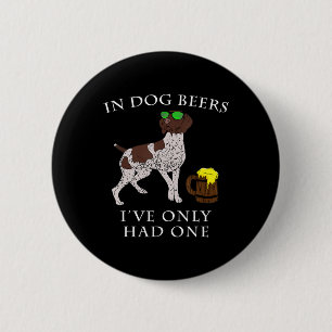 Badge Rond 5 Cm Pointeur Raccourci Allemand Irish St Patrick Day