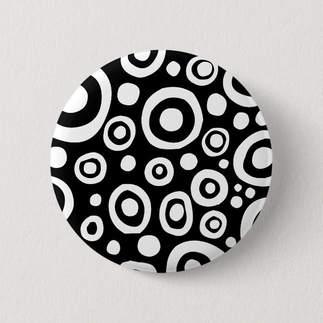 Badge Rond 5 Cm Points et cercles - 01 (Devant)