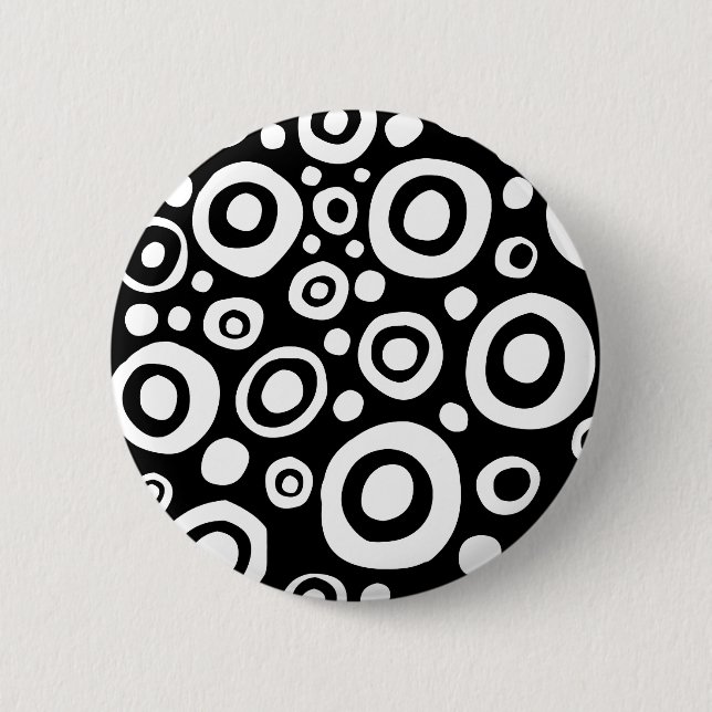 Badge Rond 5 Cm Points et cercles - 05 (Devant)