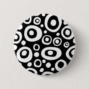 Badge Rond 5 Cm Points et cercles - 06