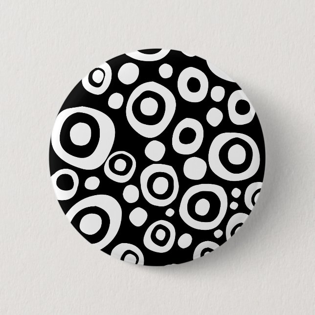 Badge Rond 5 Cm Points et cercles - 07 (Devant)