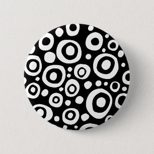 Badge Rond 5 Cm Points et cercles - 08