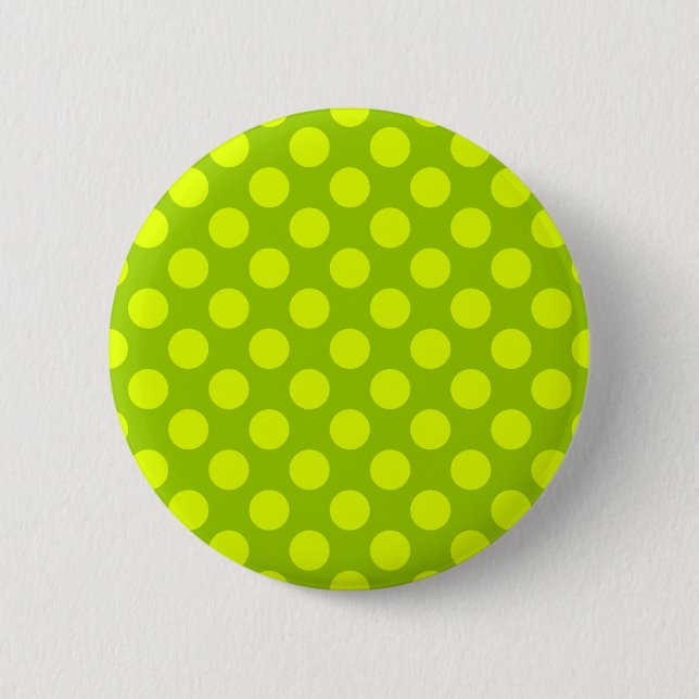 Badge Rond 5 Cm Pois de la Chartreuse (Devant)