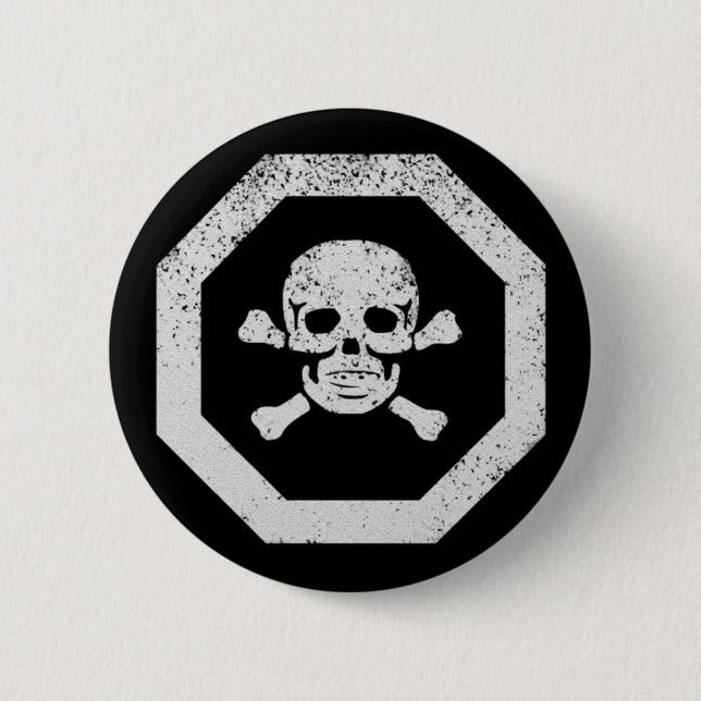 Badge Rond 5 Cm Poison (Devant)