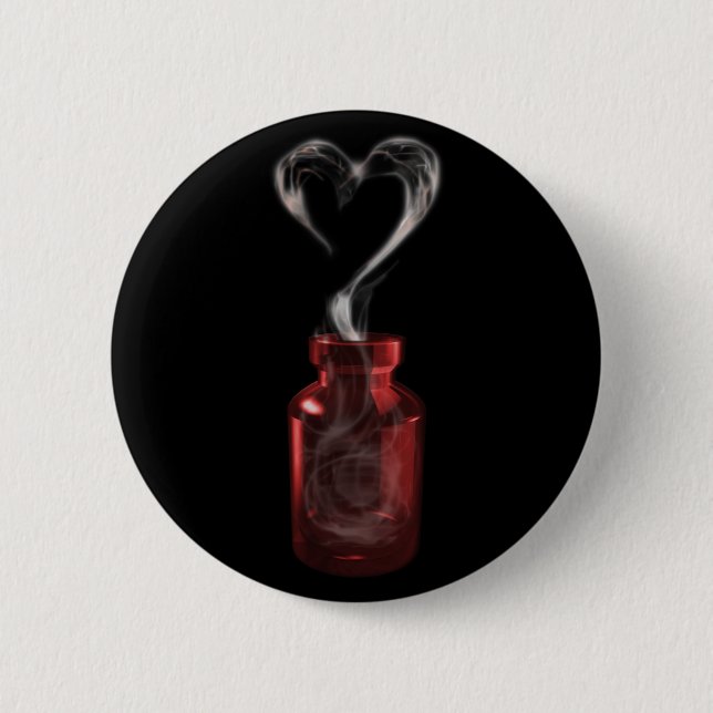 Badge Rond 5 Cm poison d'amour (Devant)