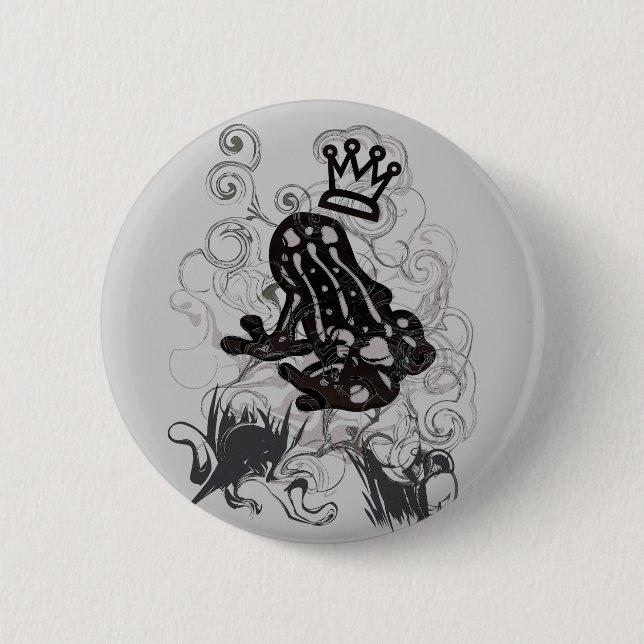 Badge Rond 5 Cm Poison_dart_frog (Devant)