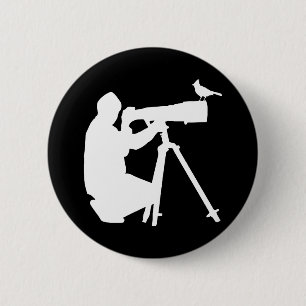 Badge Rond 5 Cm Poison de Bird Camera