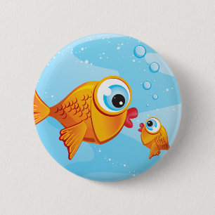 Badge Rond 5 Cm POISSON - Olive & Pickle ::