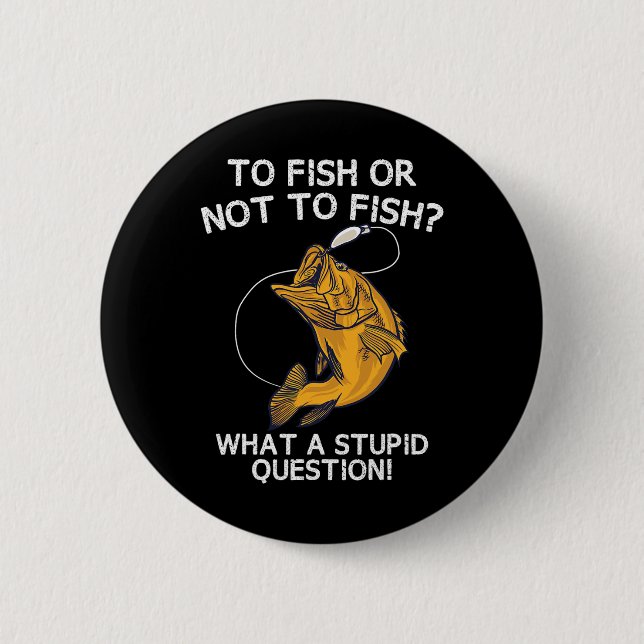 Badge Rond 5 Cm Poisson ou non (Devant)