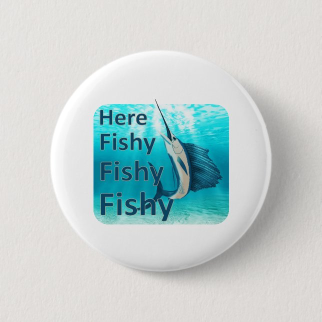 Badge Rond 5 Cm Poisson poisson poisson poisson poisson poisson po (Devant)