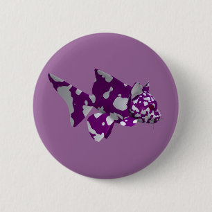 Badge Rond 5 Cm Poisson pourpre