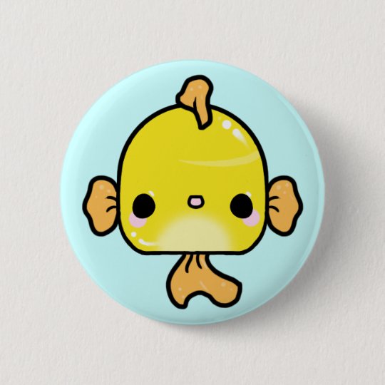 Badge Rond 5 Cm Poisson Rouge De Kawaii Vous Changez L Arriere Zazzle Fr