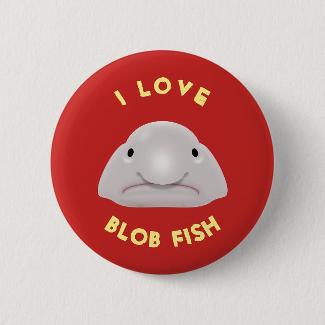 Badge Rond 5 Cm Poissons de goutte (Devant)