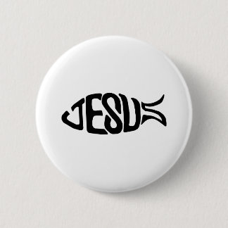 Badge Rond 5 Cm Poissons de Jésus