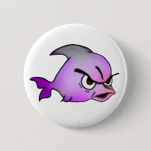 Badge Rond 5 Cm Poissons mauvais