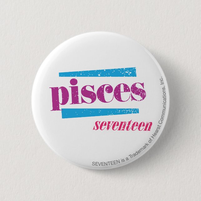 Badge Rond 5 Cm Poissons pourpres (Devant)