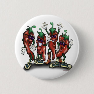 Badge Rond 5 Cm Poivrons