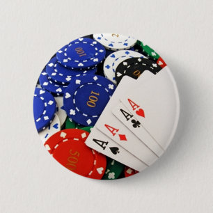 Badge Rond 5 Cm Poker