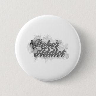 Badge Rond 5 Cm Poker addict