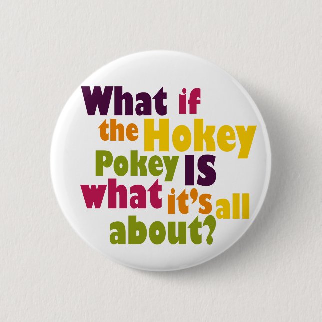 Badge Rond 5 Cm Pokey à l'eau de rose (Devant)