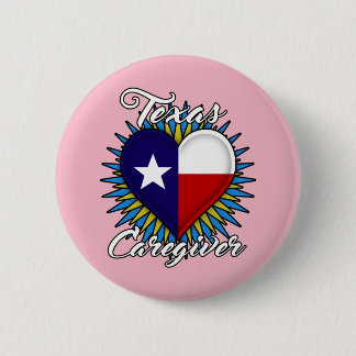 Badge Rond 5 Cm Police de bouton de travailleur social du Texas