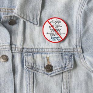 Badge Rond 5 Cm Political Anti-Democratic Far Left Socialist Party