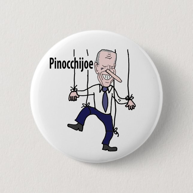 Badge Rond 5 Cm Politique drôle Anti Joe Biden Pun (Devant)