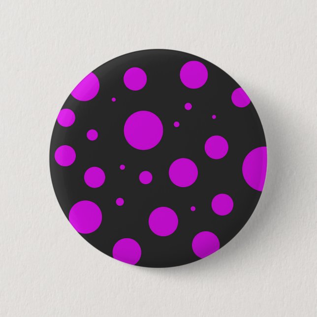 Badge Rond 5 Cm Polka dot (Devant)