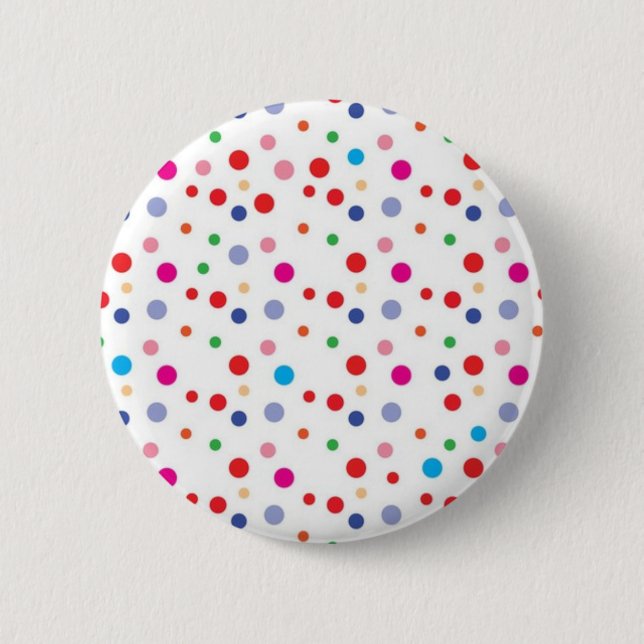 Badge Rond 5 Cm Polka dot (Devant)