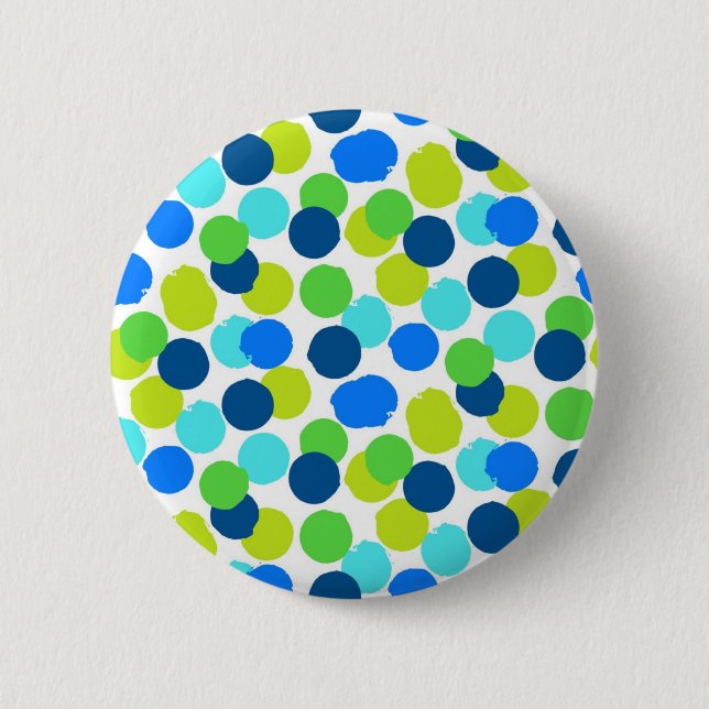 Badge Rond 5 Cm Polka dot (Devant)