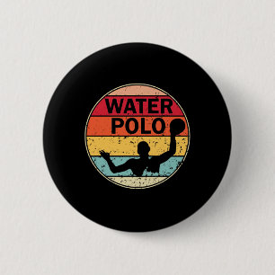 Badge Rond 5 Cm Polo d'eau rétro - Polo d'eau H2 Vintage