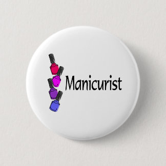 Badge Rond 5 Cm Polonais de manucure