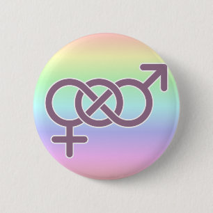 Badge Rond 5 Cm Poly étrange