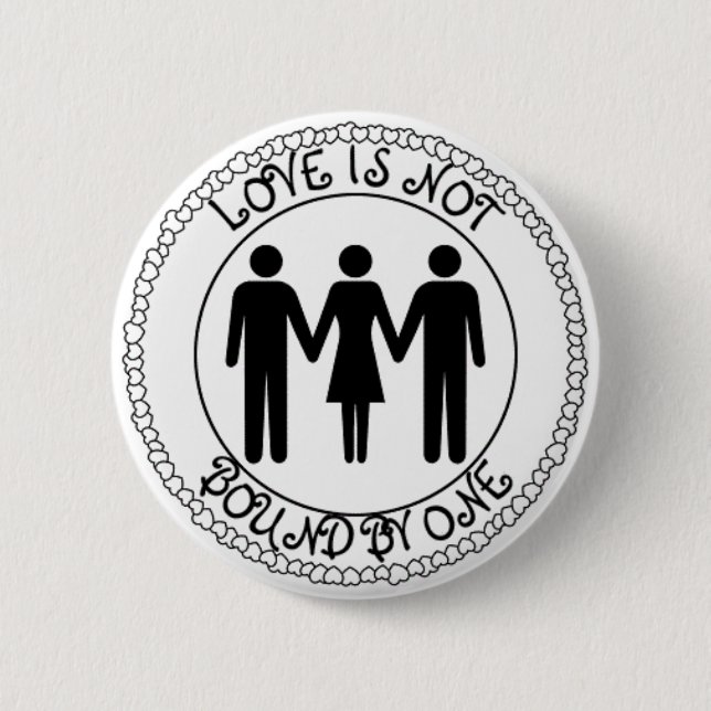 Badge Rond 5 Cm Poly femme (Devant)