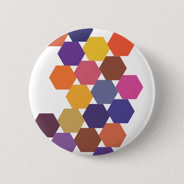 Badge Rond 5 Cm Polypattern (Devant)